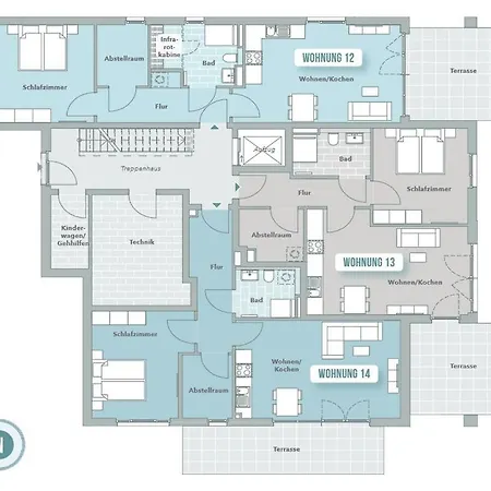 Weisse Whg 13 아파트 볼텐하겐